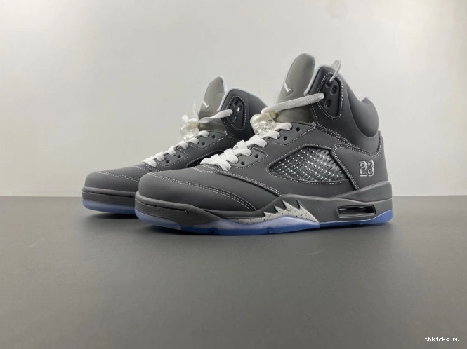 Rep TB Grey Jordan Air Retro Wolf 136027-005 5 0720
